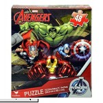 Avengers 48 Piece Puzzle 10 x 9 inches HULK THOR CAPTAIN AMERICA IRON MAN Marvel Superheroes  B01BUJ20NE